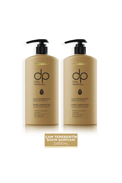 dp Daily Perfection Şampuan Çam Terebentin 800 ml X 2 Adet - 1