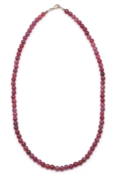 Yakut Doğal Taş 925 Ayar Gümüş Kolye