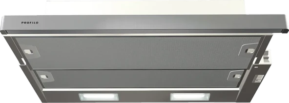 PROFİLO Att6a371 Sürgülü Aspiratör-İnox Gri