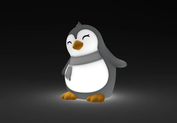 Dhink Silikon Şarjlı Gece Lambası Penguen - 2