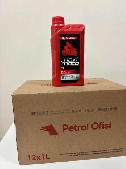 PETROL OFİSİ MAXIMOTO 2T SCOOTER MOTOSİKLET YAĞI 1 LT X 12 ADET (KOLİ)