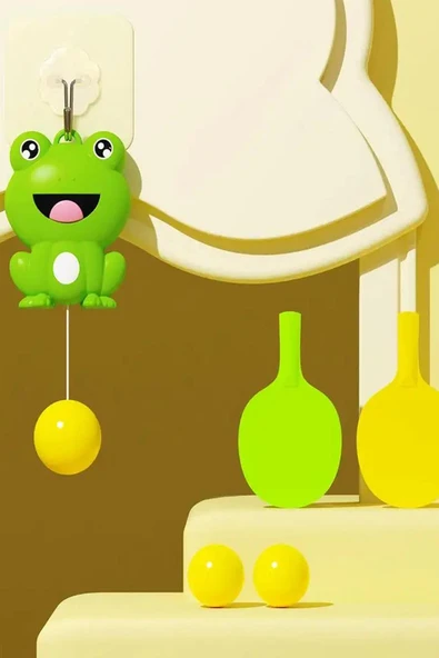 Sevimli PinPon, Çocuklar İçin Asılı Masa Tenisi Eğitim Seti – Refleks, Koordinasyon ve Eğlence Bir Arada! - 7