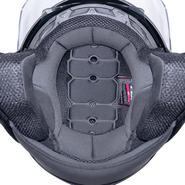 CGM 116A AIR Açık Kask BEYAZ Uzun Vizör+Güneş Vizörlü -XL - Resim 6