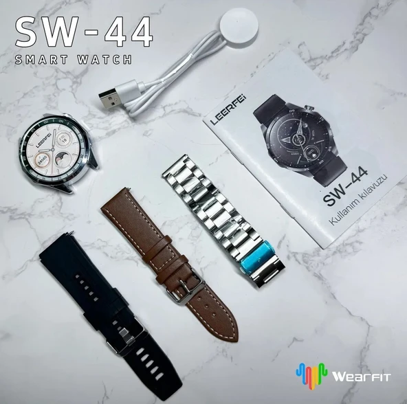 LEERFEI GT4 Akıllı Saat Yuvarlak Kasa Amoled Ekran Smart Watch Ios ve Android Uyumlu LEERFEI - 2