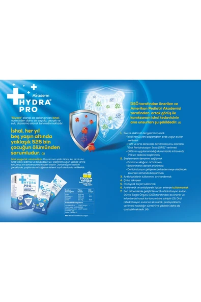 Miraderm Hydra Pro Mineraller ve Probiyotik 10 Adet Şase Form 84 g - Resim 4
