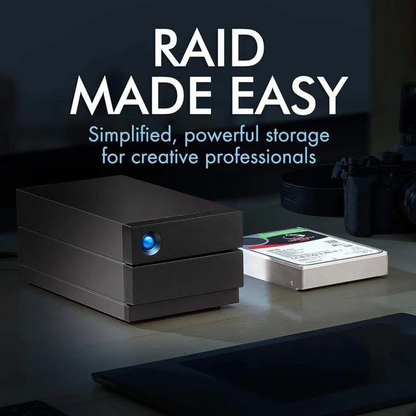 LaCie 2big RAID, 16 TB, Harici Masaüstü Sabit Sürücü, Thun - Outlet - 3