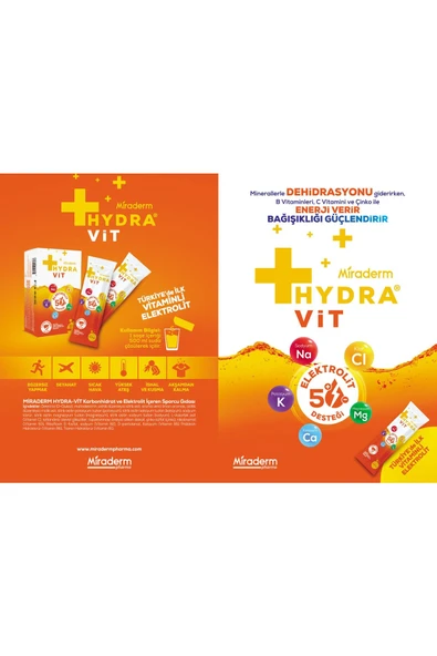 Miraderm Hydra Vit Elektrolit 8 Adet Şase Form Limon Aromalı - 2