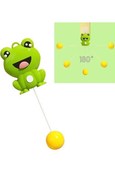 Sevimli PinPon, Çocuklar İçin Asılı Masa Tenisi Eğitim Seti – Refleks, Koordinasyon ve Eğlence Bir Arada! - 5