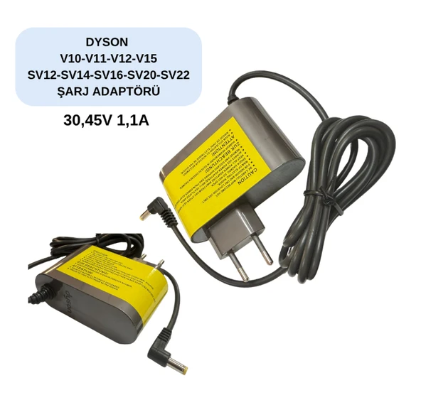 DYSON V10-V11-V12-V15-SV12-SV14-SV16-SV20, 30-45V 1,10A SÜPÜRGE ŞARJ ADAPTÖR ürün görseli 1