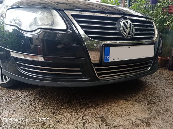 Passat B6 Ön Tampon Çıtası Krom 7 Parça 2005 - 2012 Paslanmaz Çelik Sissiz Araçlar İçin ürün görseli