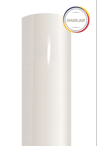 Parlak Beyaz Kendinden Yapışkanlı Kaplama Folyosu 50 CM X 3 Mt ürün görseli