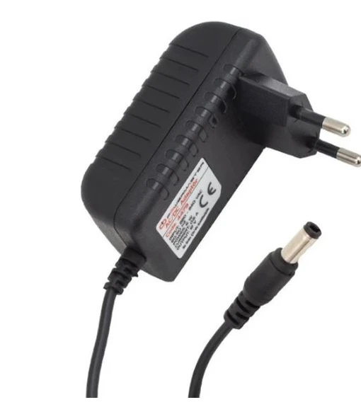 12 Volt 0.5 Amper Standart Uç Adaptör,12 VOLT - 0.5 AMPER 5.5/2.5 MM UÇLU PLASTİK KASA PRİZ TİPİ ADAPTÖR