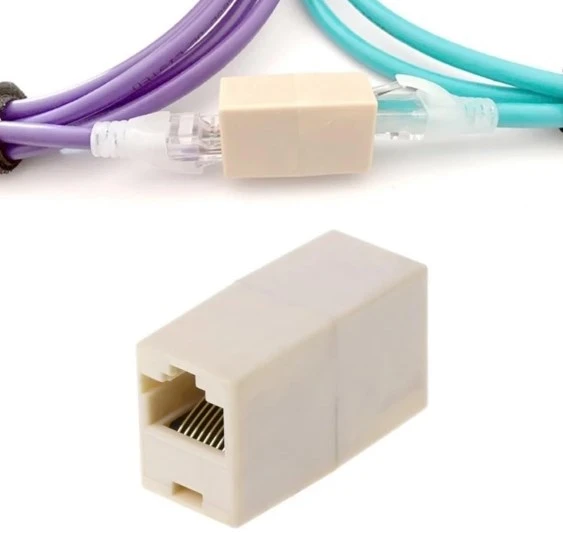 Cat5, Cat6, Rj45 İnternet Kablo Uzatma Aparatı 5  Adet