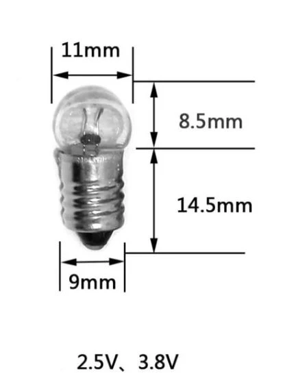 FENER AMPÜL 1.5 VOLT VİDALI (5 ADET )
