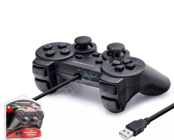 HADRON HD302 PC USB GAMEPAD 140CM, Bilgisayar Pc Usb Oyun Kolu Gamepad Analog Titreşim