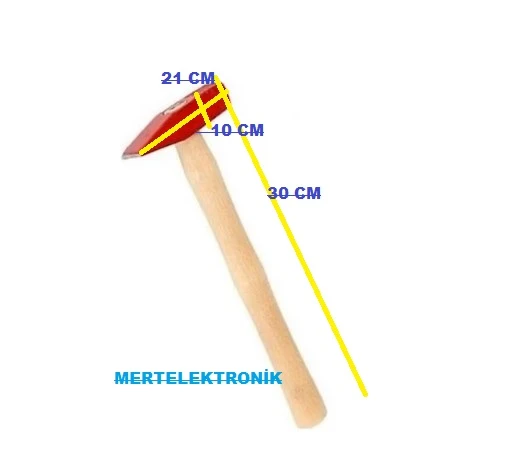 Sara 300 Gr. Ağaç Saplı Çatal Çekiç ürün görseli