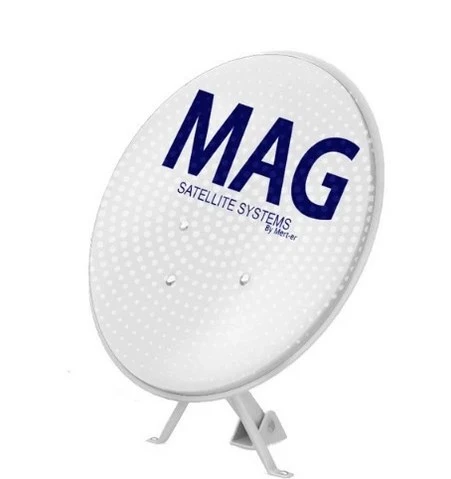 Mag 80 Cm Delikli Çanak, Uydu Anten Kalın Saç 0.50 Mm Delikli Beyaz Ofset Çanak Anten (Küçük Mount