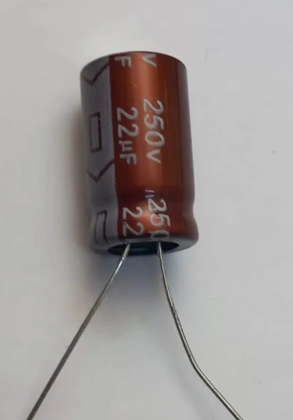 22uf 250v, 22mf 250v Kondansatör 10x21