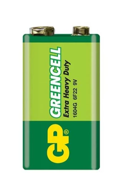 GP 1604GLF-2s1 9V Greencell Pil, 1adet