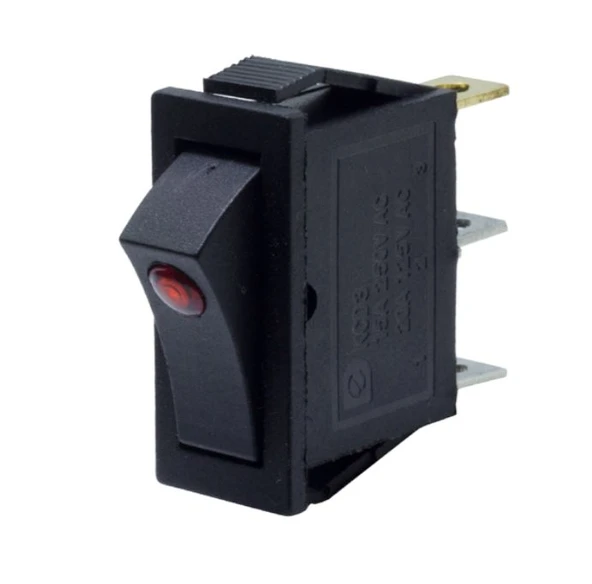 POWERMASTER IC-113A IŞIKLI TEKLİ MERCEKLİ ANAHTAR