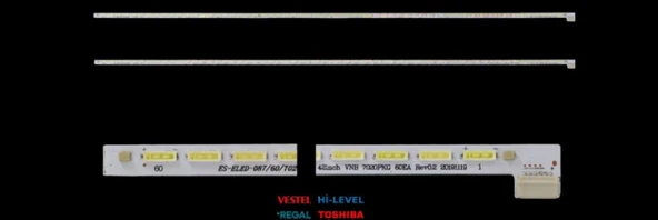 TECHWOOD LE42S278F, FINLUX 42FX415F, VESTEL 42FA5100, T.FUNKEN 42TF4025, SEG 42SE5500 LED BAR