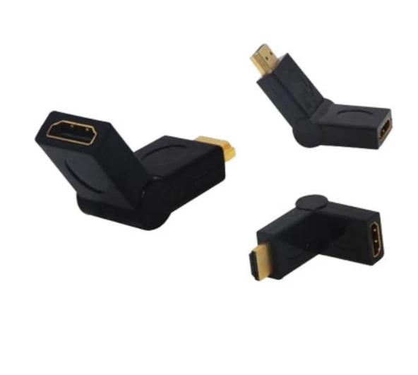 HDMI ERKEK DİŞİ ARA OYNAR BAŞLI APARAT