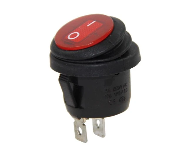 YUVARLAK IŞIKLI ANAHTAR SU GEÇİRMEZ (IC-133W)