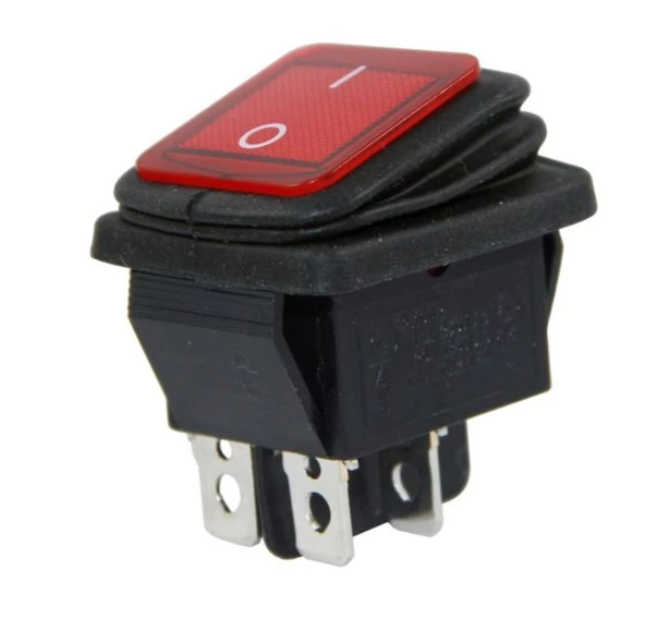 GENİŞ KÖRÜKLÜ IŞIKLI ANAHTAR ON-OFF (IC-104W)