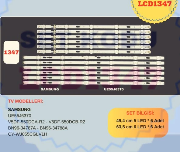 SAMSUNG UE55J6370SUXTK, UE55J6370, UE55J6300 LED BAR ürün görseli