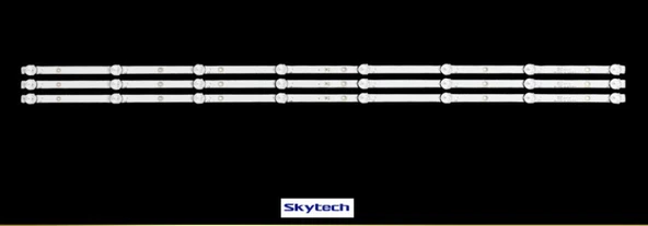 REDLİNE PS43 TV LED BAR, MS-L2392 V2 , CX430DLEDM, T2S2HEVC, 80.2 Cm 8 Ledli TV LED BAR, HL-00430A30-0402S-06 A1 3X8 - 8 LEDLİ , SKYTECH SST-4350B, SST4350C TV LED BAR