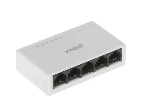 Dahua Dh Pfs3005, 5 Port 10/100Mbps Ethernet Switch Çoklayıcı Adaptör, 7,24 Uzun Süreli Çalışma İçin İstikrarlı Performans