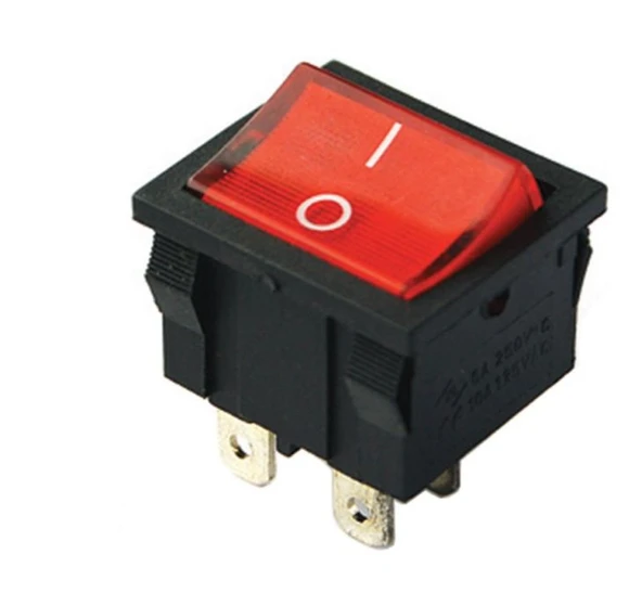 ORTA BOY IŞIKLI 4 PİN ON-OFF ANAHTAR (IC-126)