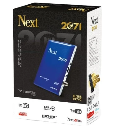 Next 2071 Mini Hd Uydu Alıcısı, Kablolu İnternet Girişli, Vifi, Kablosuz İnter Özelliği Yok