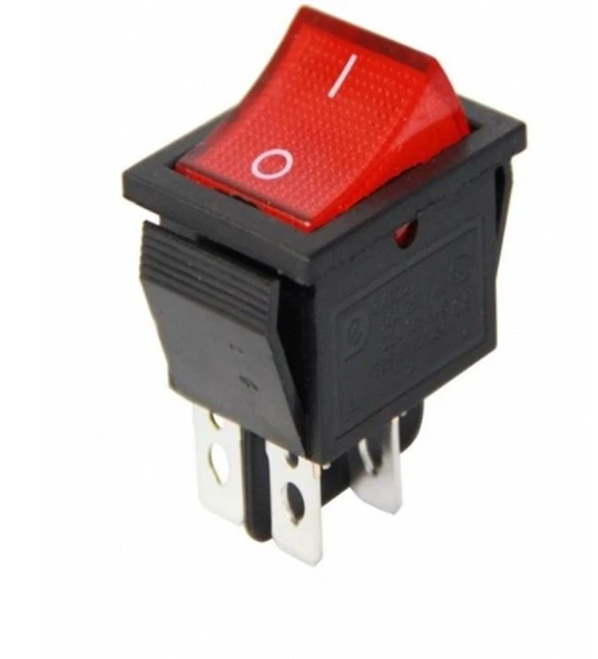 GENİŞ IŞIKLI TEKLİ SOBA ANAHTARI 4 PİNLİ (IC-104)