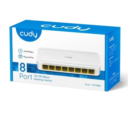 Cudy FS108D 10/100 Mbps 8 Port Megabit Switch