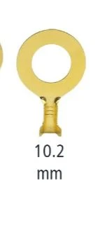 POWERMASTER TKS-10 10.2 MM TOPRAKLAMA KABLO PABUÇ (10 ADET) ürün görseli