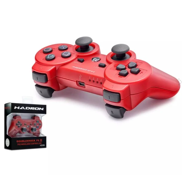 Hadron HD306 Gamepad Kablosuz PS3 Oyun Kolu Kırmızı