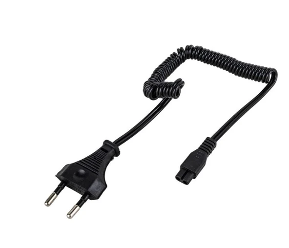 TIRAŞ MAKİNELERİ VE IŞILDAKLAR İÇİN SPİRAL MODEL 220 VOLT AC CEREYAN POWER KABLOSU (1 METRE) ürün görseli
