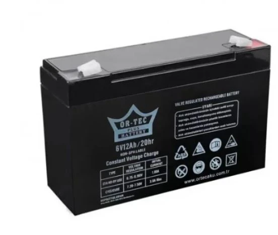 Ortec Akü S 6V 12AH/20HR KURU BAKIMSIZ AKÜ