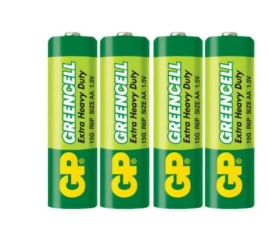 GP Greencell 15G R6 4'lü Çinko AA Kalem Pil