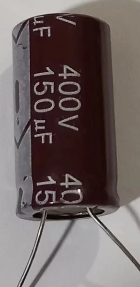 150uf 400v, 150mf 400v Kondansatör 35x15