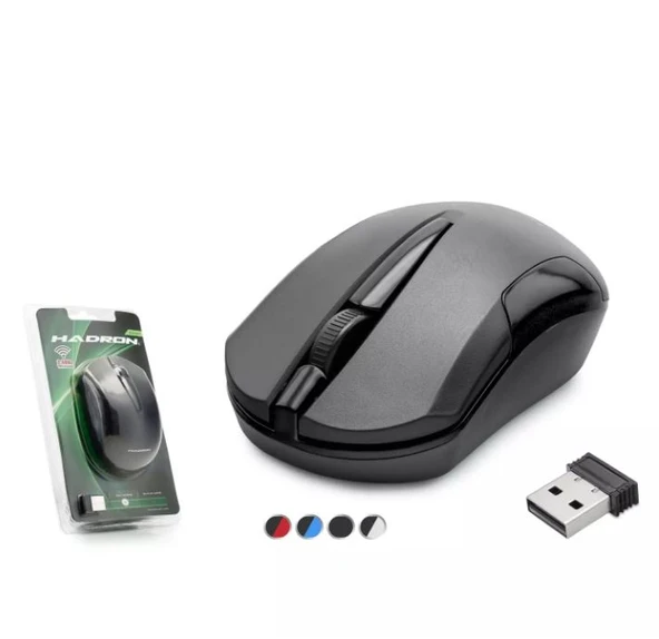 Hadron Hdx3407 Mouse Wıreless 1600 Dpı Siyah Gri, Kablosuz Mouse