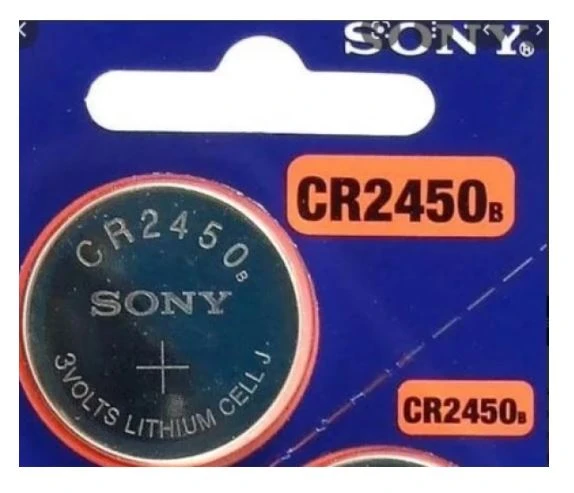 1adet Sony Cr2450 2450 Lityum 3 V Düğme Pil Pil