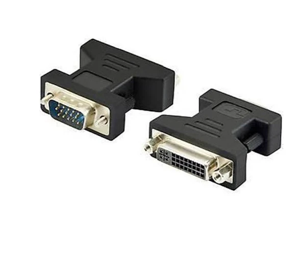 Vga - Dvı Dişi 24+5 Pin 15 Pin Erkek Dönüştürücü Çevirici Aparat (Vga To Dvı)