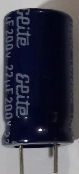 22uf 200v, 22mf 200v Kondansatör