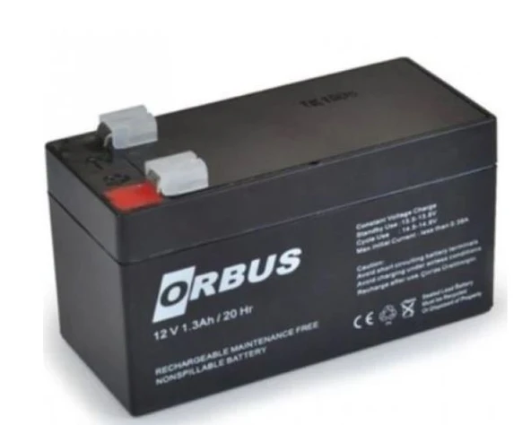 ORBUS 12V 1.3AH KURU BAKIMSIZ AKÜ