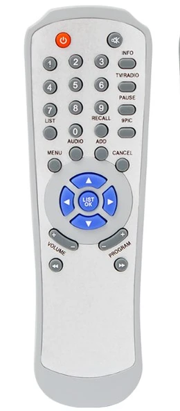 Atlanta 1500-2007-2009, Tristar 5000, Besttel 2100-2200,Fujitime, Bestech, Novatech, Sierra 5000, Cvs 8200-8400-8500, Microtime 8400  Uydu Kumandası ürün görseli