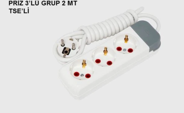 PRIZ 3'LU GRUP 2m TSE'LI