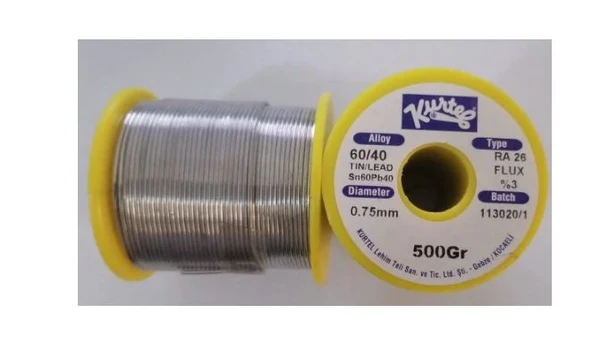 Kurtel Lehim Teli 500Gr 0,75 Mm Kendinden Pastalı