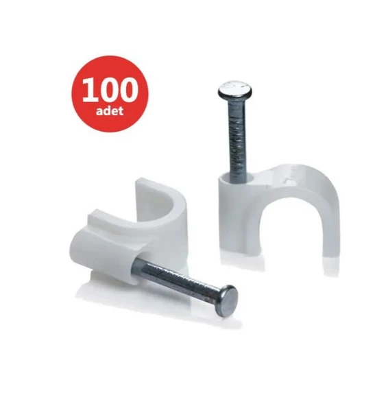 KARYA 8 NUMARA ÇELİK ÇİVİLİ 25 MM KROŞE (100'LÜ POŞET)(4X16 ANTİGRON KABLOLAR İÇİN) ürün görseli